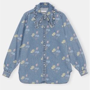 Ganni denim shirt